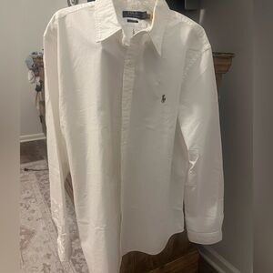 Ralph Lauren Polo Classic Fit Shirt in Cream